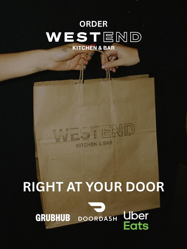Staying in? We love that for you. 🖤
Order West End to your door on
DoorDash, Gr